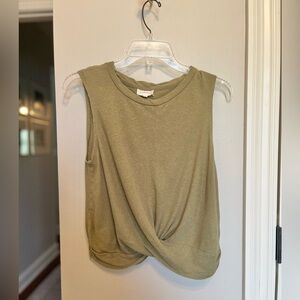 Deletta green twist tank